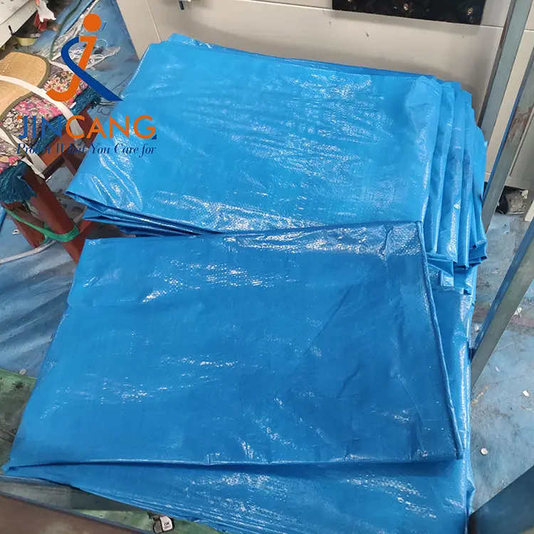 110g Blue PE Tarpaulin