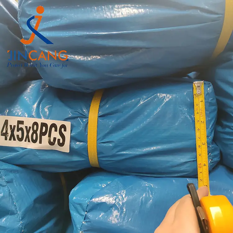 110g Blue PE Tarpaulin