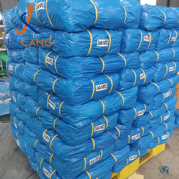 110g Blue PE Tarpaulin