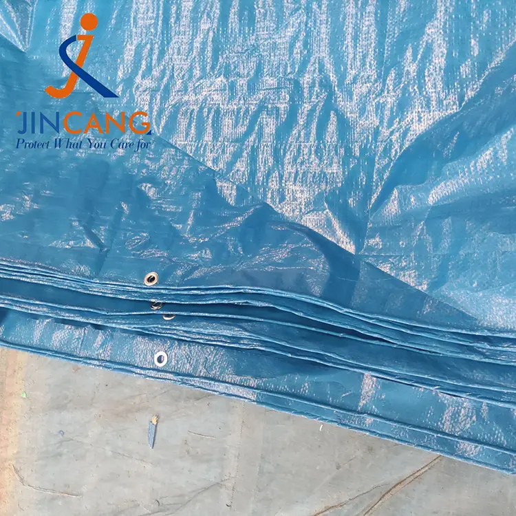 110g Blue PE Tarpaulin
