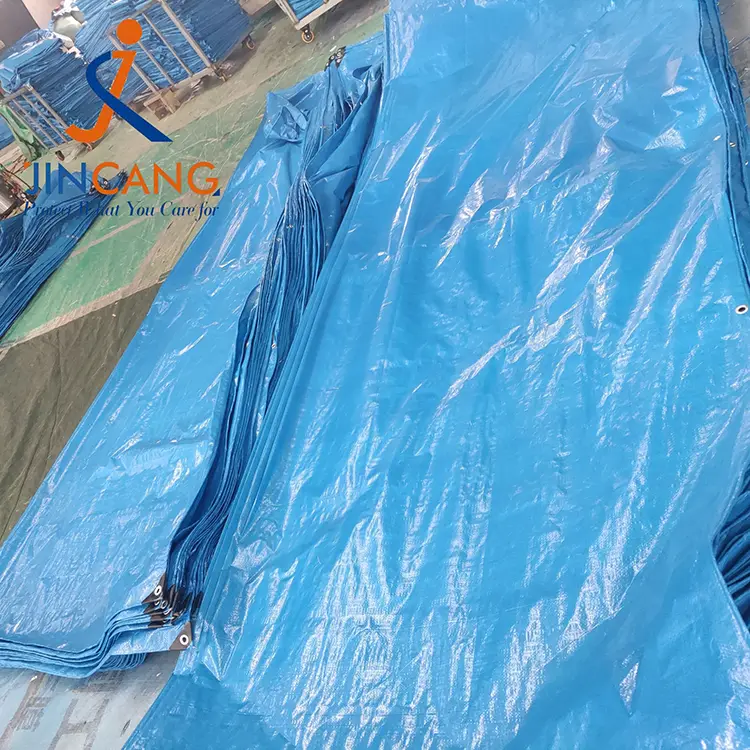 110g Blue PE Tarpaulin