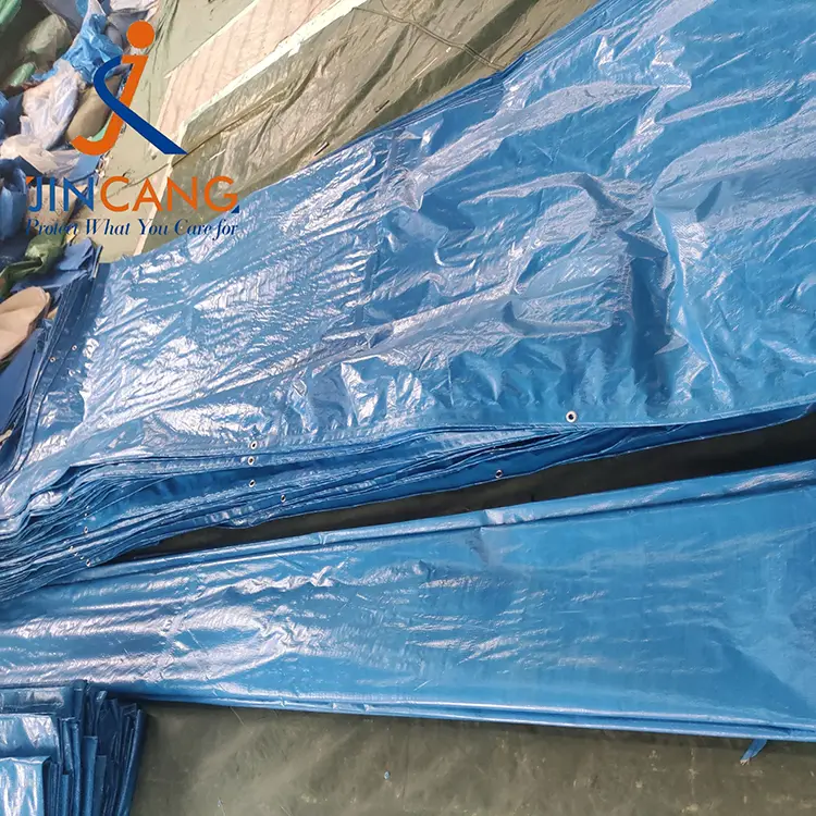 110g Blue PE Tarpaulin