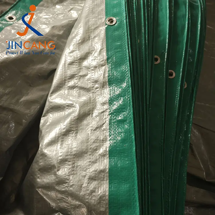 120gsm Green Silver PE Tarpaulin