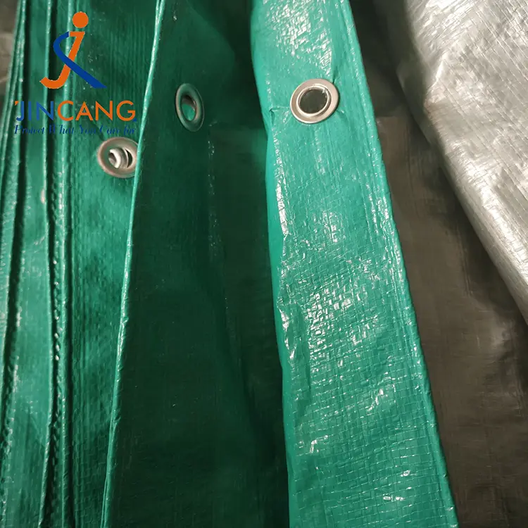 120gsm Green Silver PE Tarpaulin