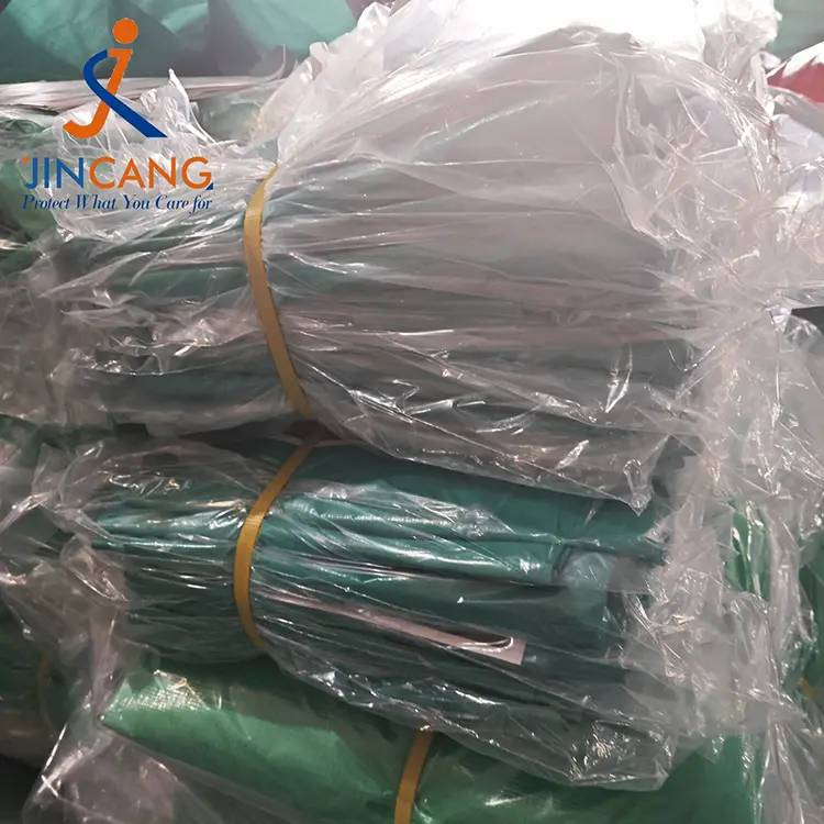 120gsm Green Silver PE Tarpaulin