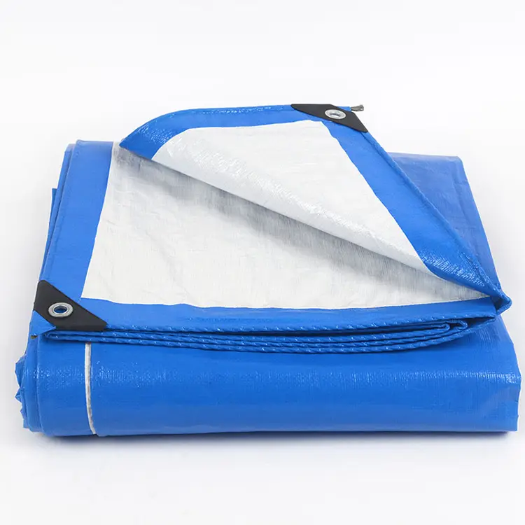 160g Blue Blanc PE Tarpaulin 160g Blue Blanc PE Tarpaulin