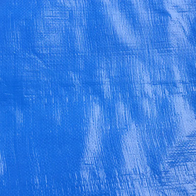 160g Blue Blanc PE Tarpaulin