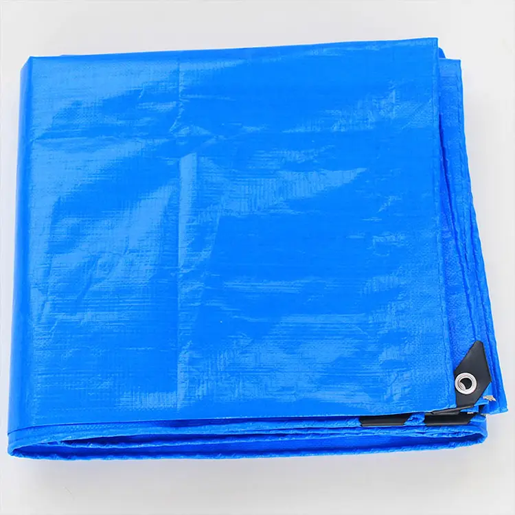 160g Blue Blanc PE Tarpaulin