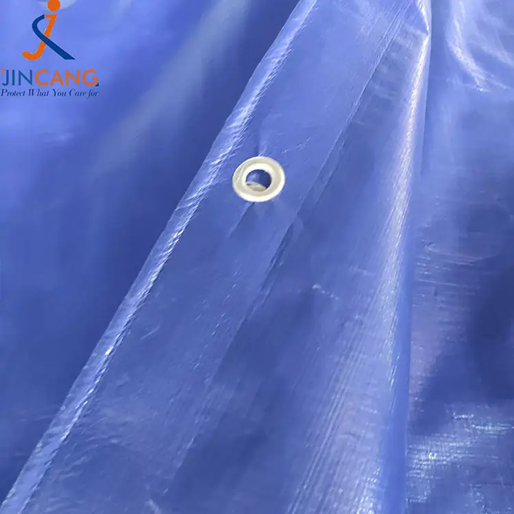 180g Blue Silver PE Tarpaulin