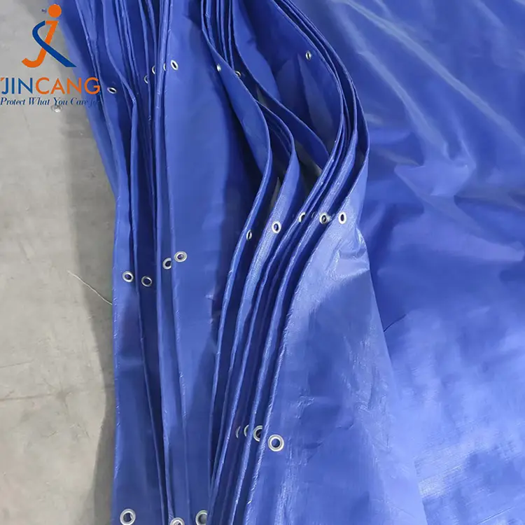 180g Blue Silver PE Tarpaulin