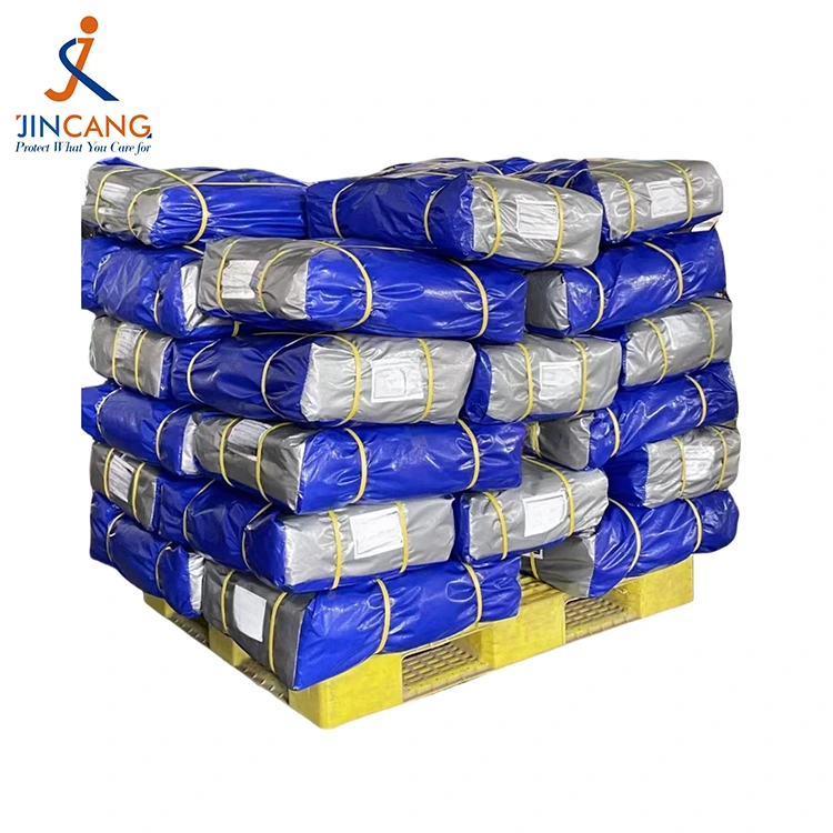 180g Blue Silver PE Tarpaulin 180g Blue Silver PE Tarpaulin