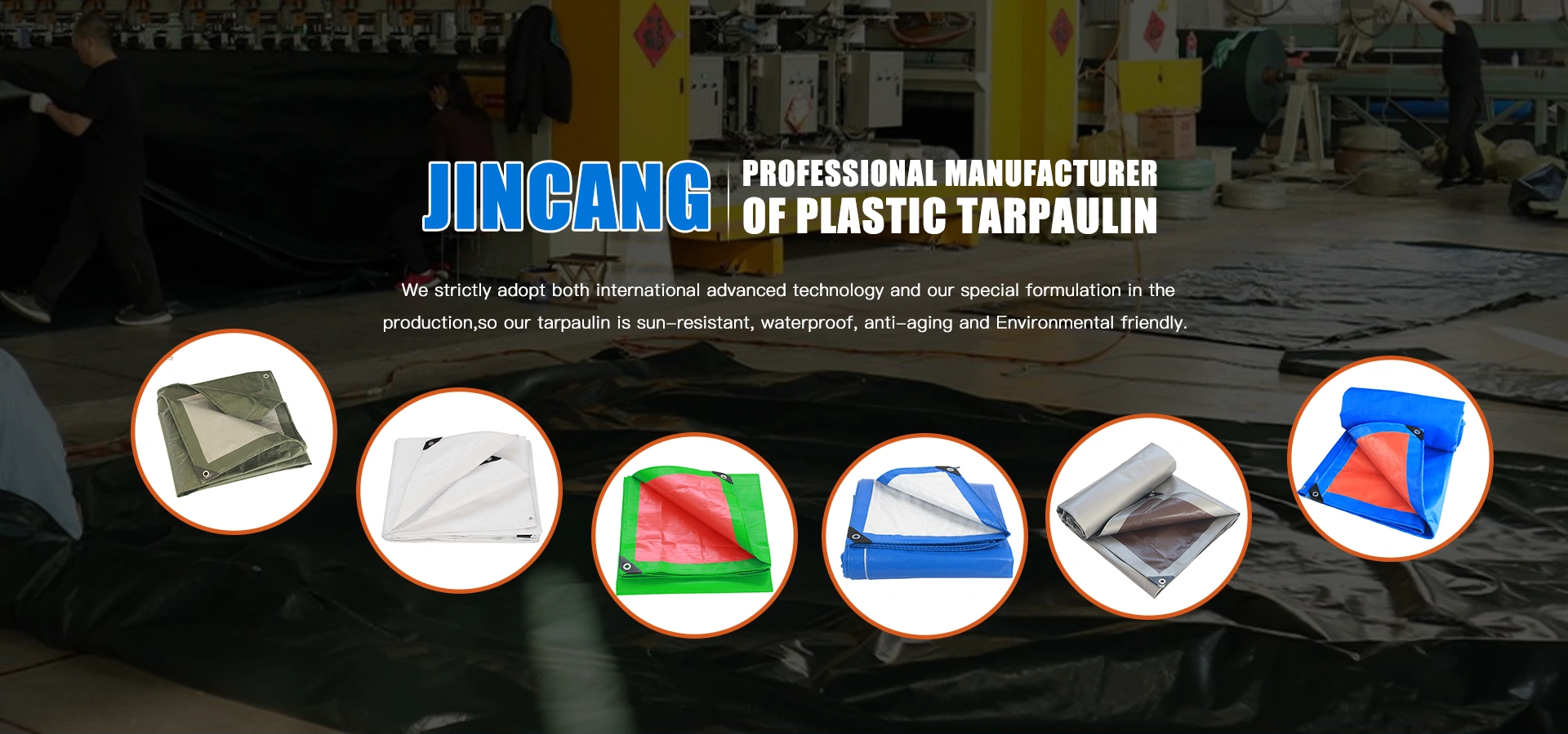 Tarpaulines en plastique en Chine Tarpaulines en plastique en Chine