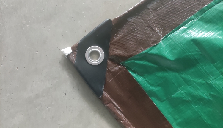 Bâche PE vert marron 8'x10' 110GSM pour la protection de la couverture Bâche PE vert marron 8'x10' 110GSM pour la protection de la couverture