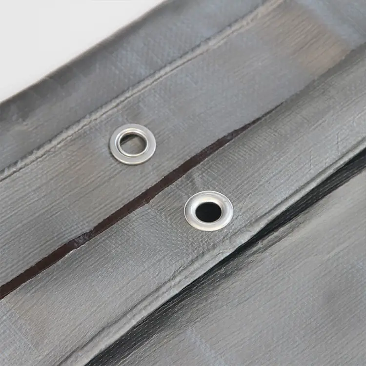 220 g argenté brun PE Tarpaulin