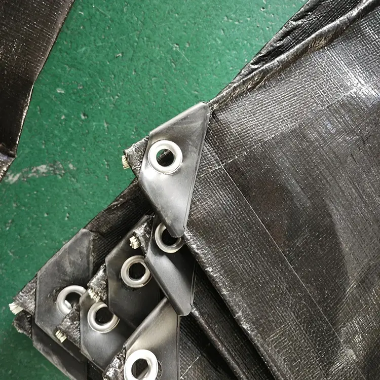 Black 200gsm pe tarpaulin