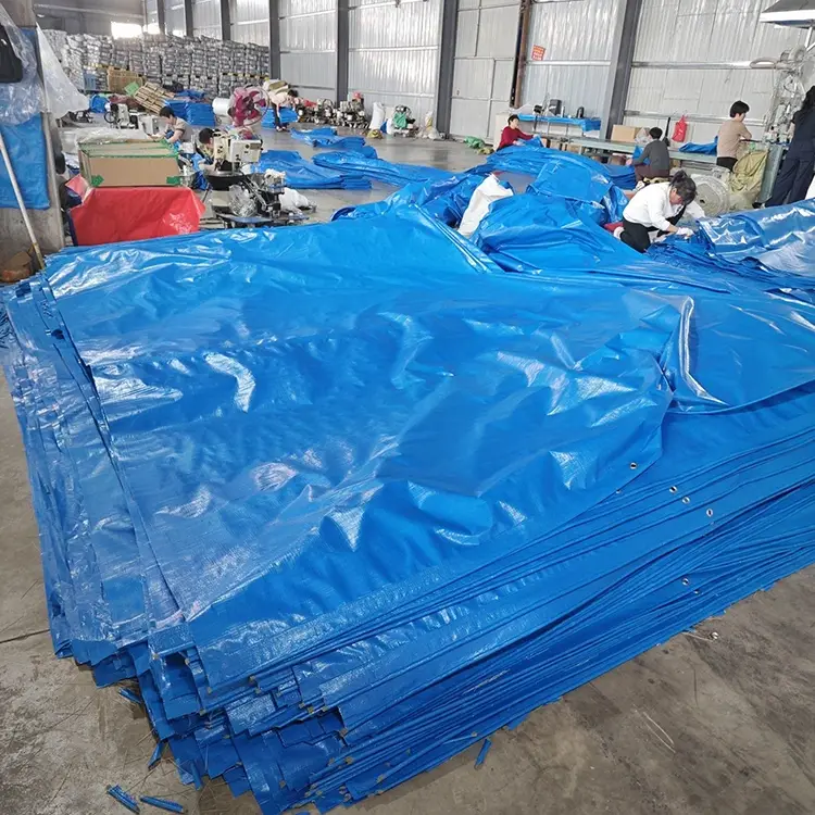 Blue 150gsm PE Tarpaulin