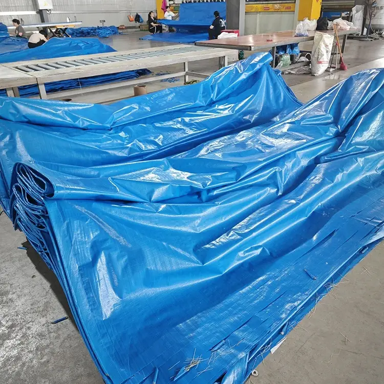 Blue 150gsm PE Tarpaulin