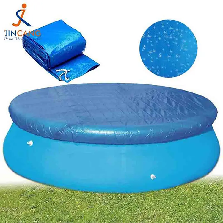 Blue Tarpaulin PE Couvoirs de piscine
