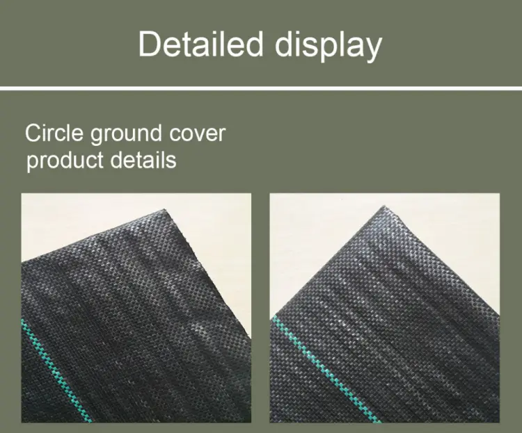 Anti Weed Cloth PE Woven Garden Weed Control Mat