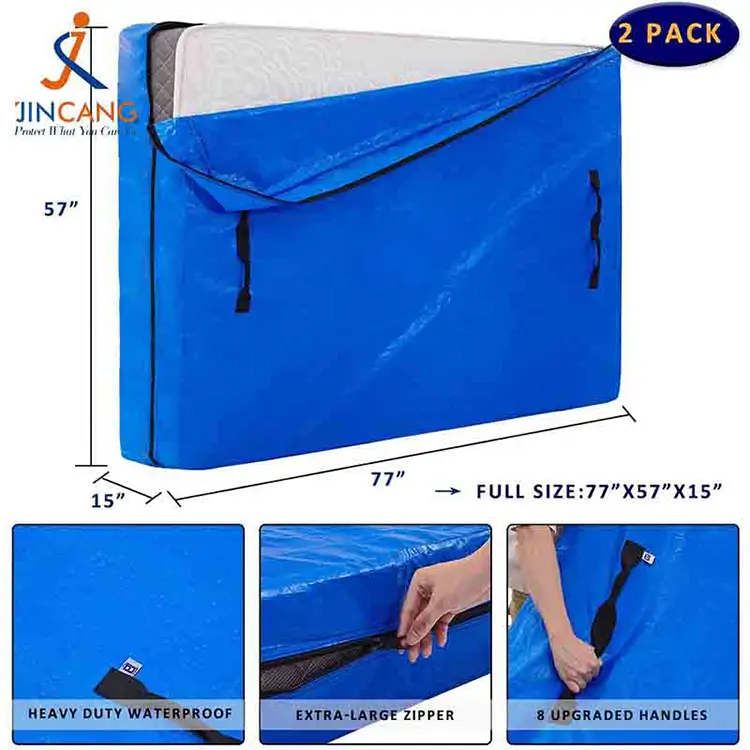 Sacs de matelas PE imperméables Sacs de matelas PE imperméables