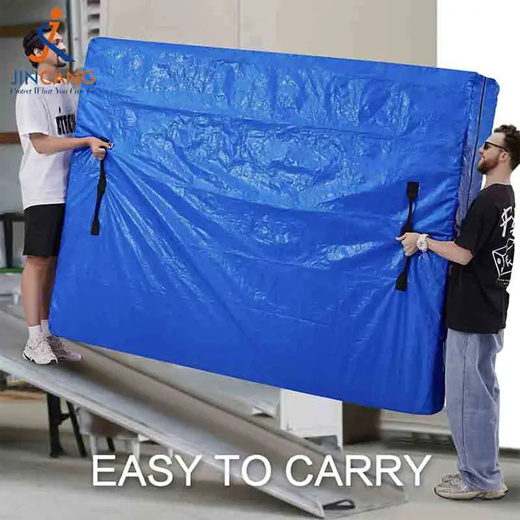 Couverture de matelas en PE robuste avec fermeture éclair