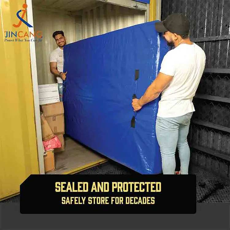 Sac de rangement de matelas PE à zicro