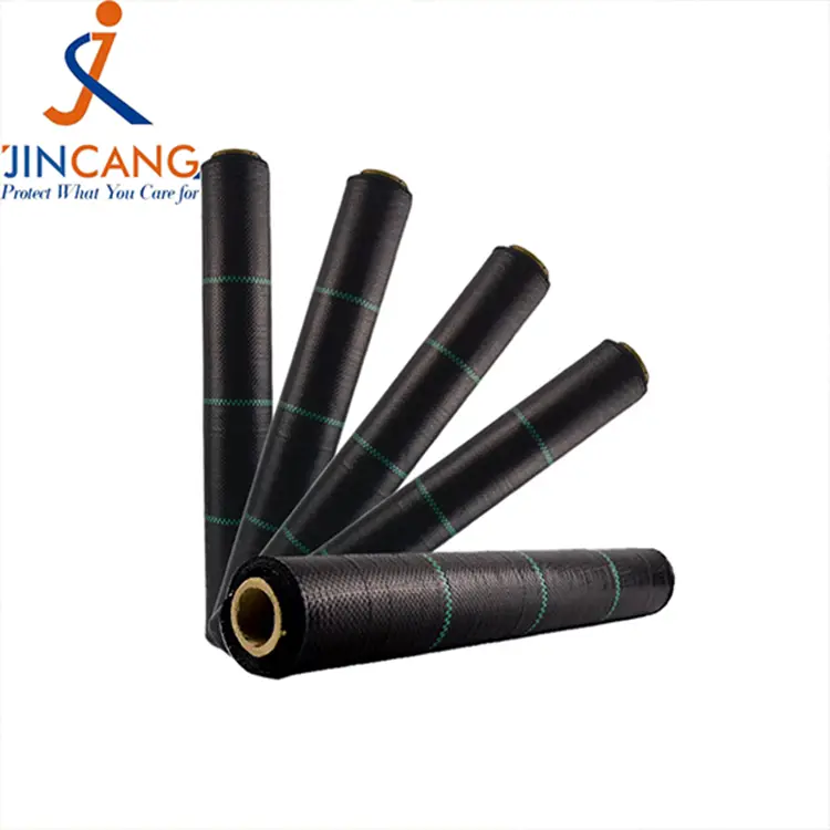 Tissu anti-mauvaises herbes pe tissé du jardin des mauvaises herbes Tissu anti-mauvaises herbes pe tissé du jardin des mauvaises herbes